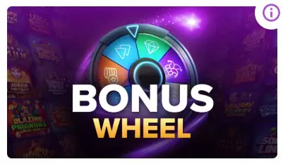 Captura de pantalla de la Rueda de Bonos de Jackpot City